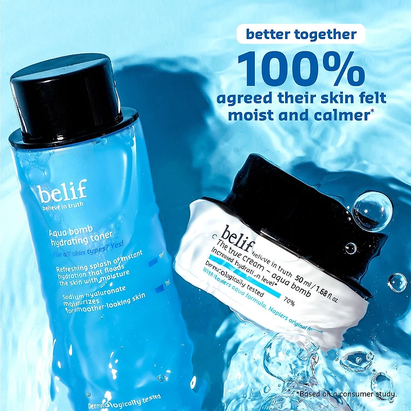Lotion tonique hydratante avec acide hyaluronique Aqua Bomb