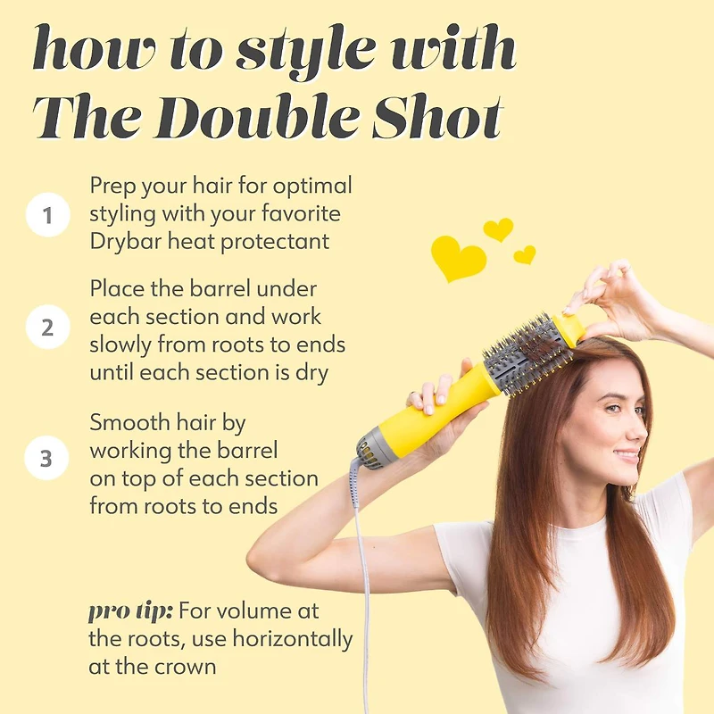 Brosse sèche-cheveux The Double Shot
