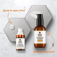 Sérum pour les yeux anticernes puissant avec vitamine C