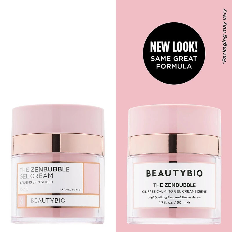 The ZenBubble Oil-Free Calming Gel Cream with Soothing Cica & Marine Actives