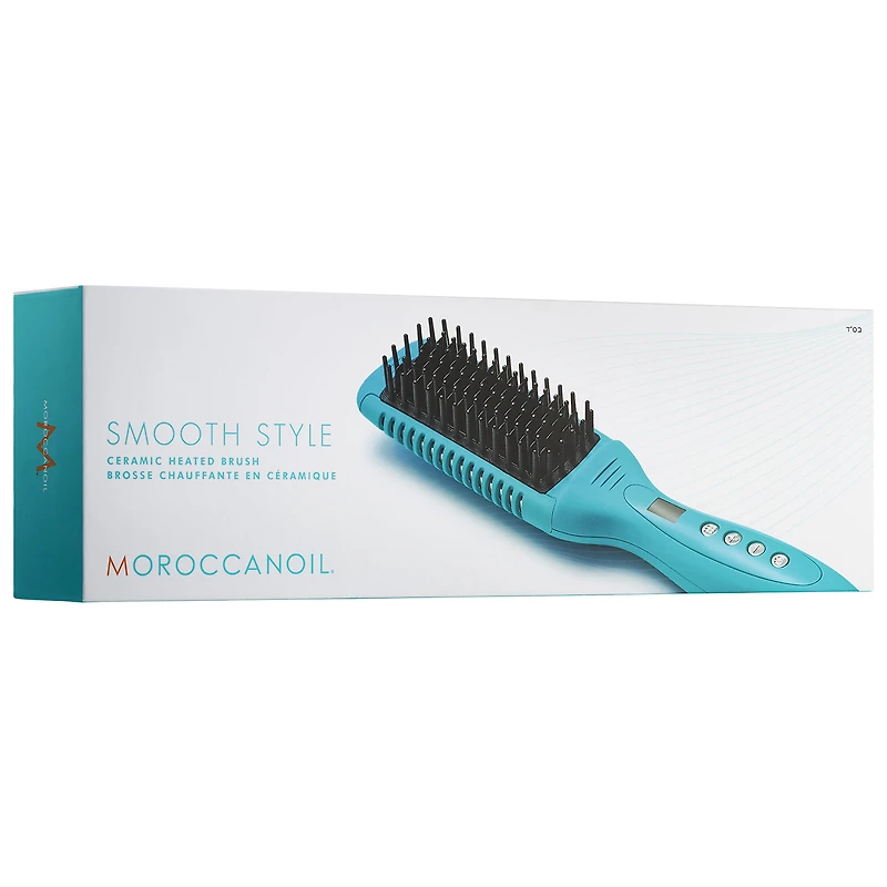 Brosse chauffante lissante en céramique