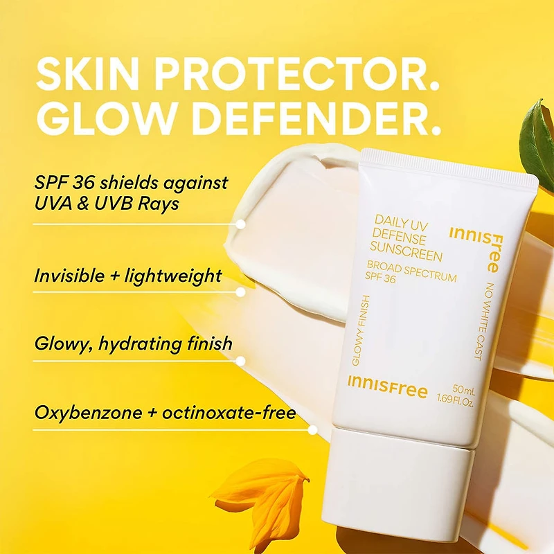Daily UV Defense Invisible Korean Broad Spectrum SPF 36 Sunscreen​