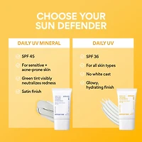 Daily UV Defense Invisible Korean Broad Spectrum SPF 36 Sunscreen​