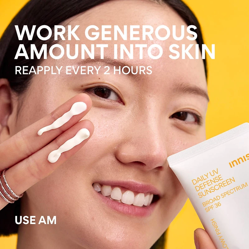 Daily UV Defense Invisible Korean Broad Spectrum SPF 36 Sunscreen​