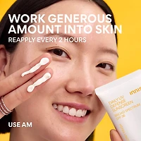 Daily UV Defense Invisible Korean Broad Spectrum SPF 36 Sunscreen​