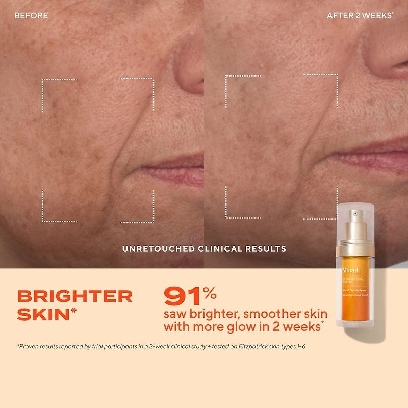 Sérum illuminateur à l’acide glycolique et vitamine C