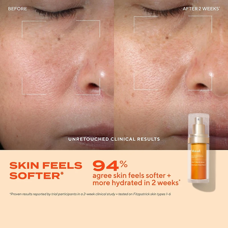 Sérum illuminateur à l’acide glycolique et vitamine C