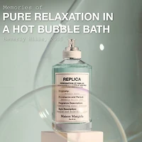 Eau de toilette Bubble Bath REPLICA avec savon à bulles, rose, musc blanc et lait coco