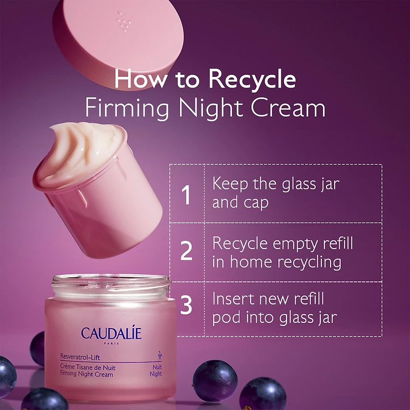 Hydratant de nuit raffermissant substitut au rétinol Resveratrol Lift