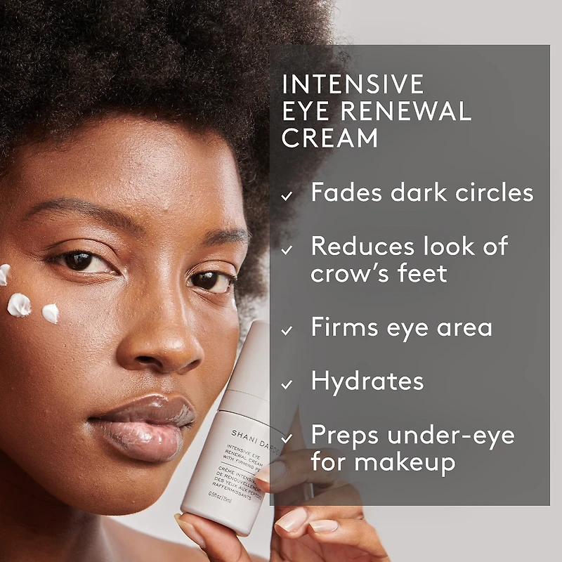 Crème intensive de renouvellement du contour des yeux avec peptides raffermissants