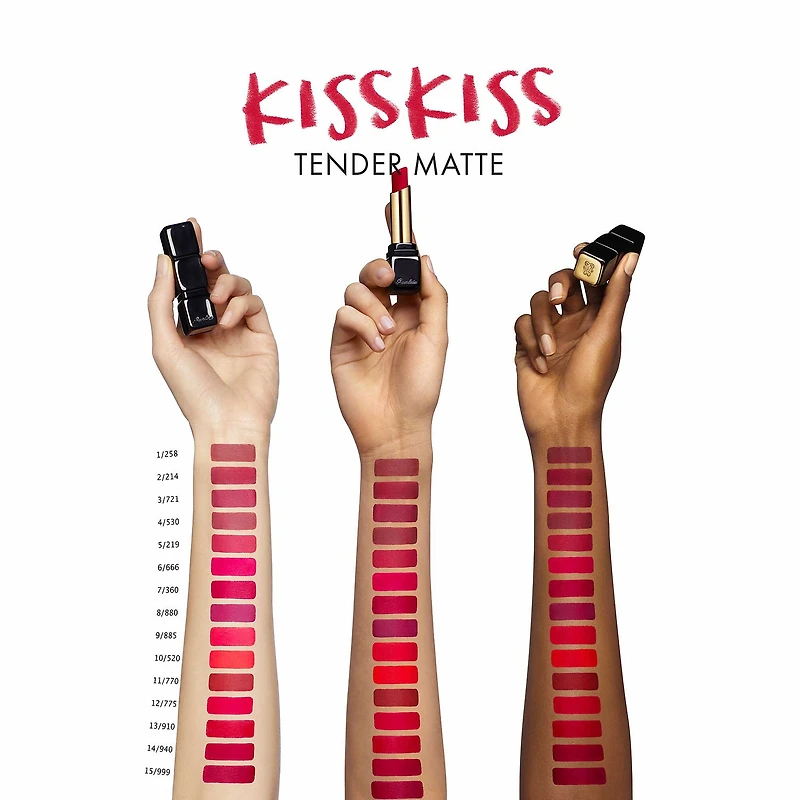 Rouge à lèvres KissKiss Tender Matte