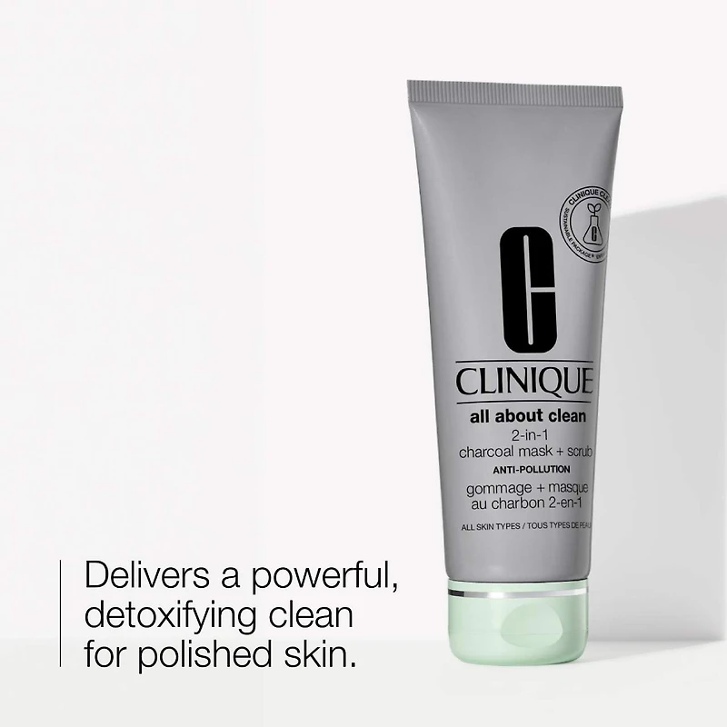Masque visage + Exfoliant au charbon 2-en-1 All About Clean™