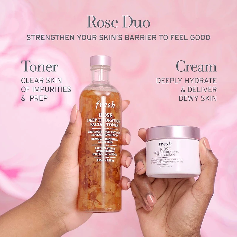 Hydratant profond à la rose et l’acide hyaluronique