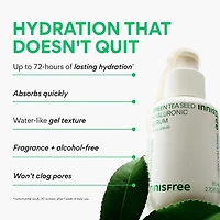 Sérum rechargeable à l’acide hyaluronique et au thé vert