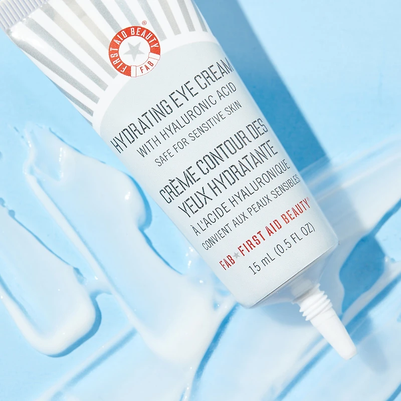 Crème hydratante pour les yeux avec acide hyaluronique