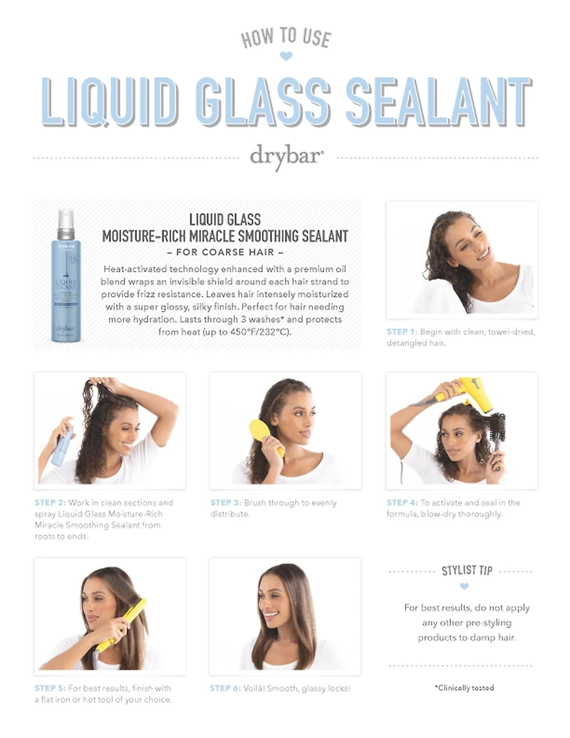Liquid Glass Moisture-Rich Miracle Smoothing Sealant