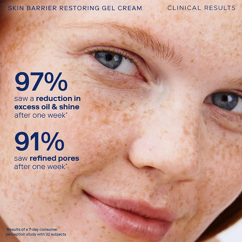 Skin Barrier Restoring + Pore Refining Gel Cream with Niacinamide