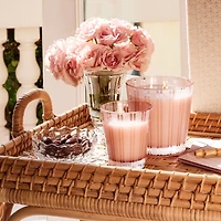 Bougie au sel de l’Himalaya et eau rose