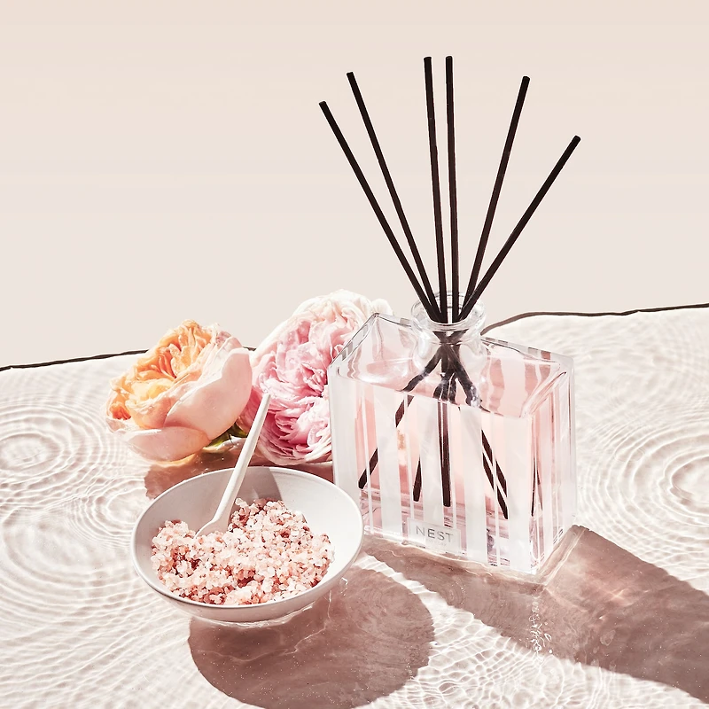 Diffuseur sel de l’Himalaya et eau de rose