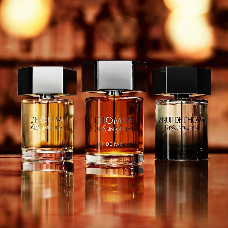 Eau de parfum L’Homme avec des notes de bois de chêne et d’orange