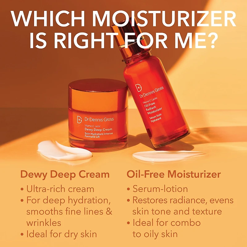 Vitamine C Crème profonde Lactic Dewy