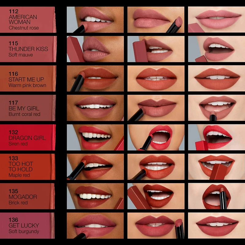 Pigment pour les lèvres longue tenue Powermatte