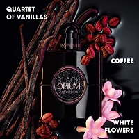 Parfum Black Opium avec des notes de vanille et café
