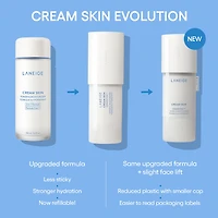 Minicrème tonifiante et hydratante rechargeable pour la peau avec céramides et peptides