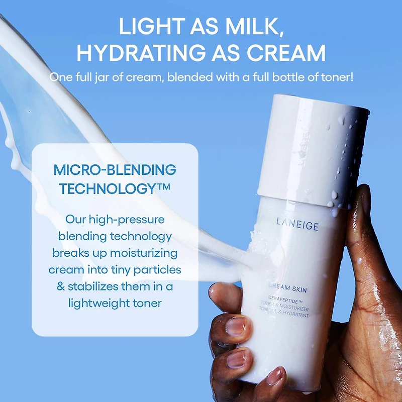 Minicrème tonifiante et hydratante rechargeable pour la peau avec céramides et peptides