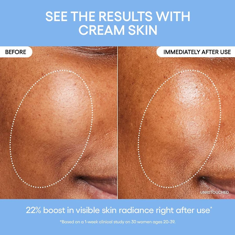 Crème tonifiante et hydratante rechargeable pour la peau avec céramides peptides