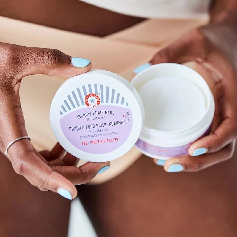 Minirondelles pour poils incarnés avec BHA et AHA