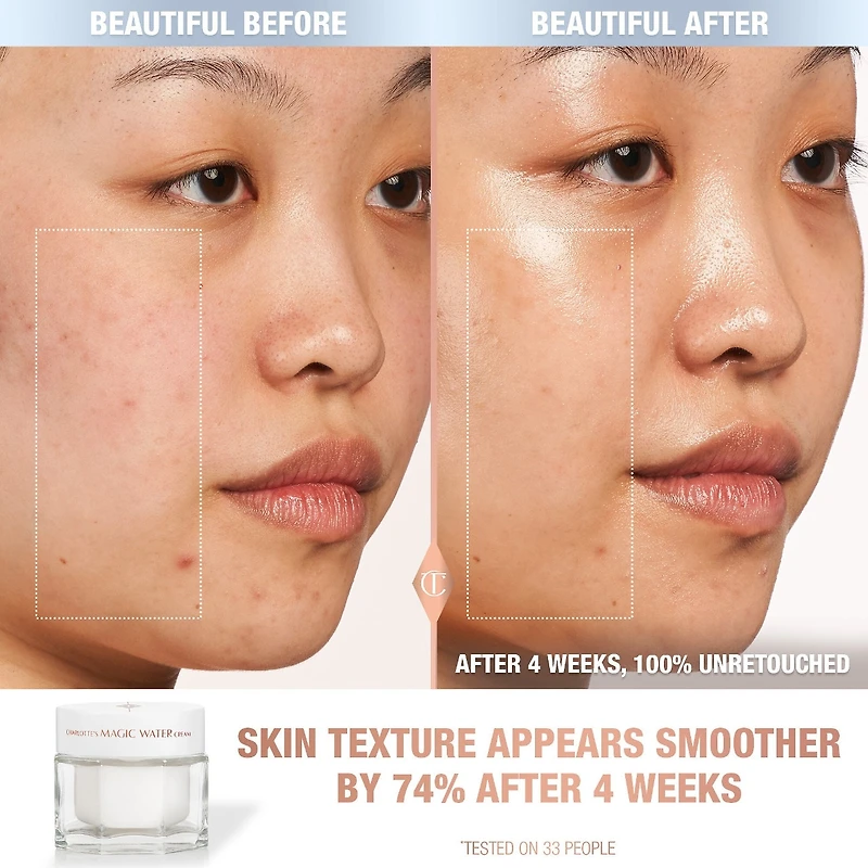 Crème hydratante en gel rechargeable Magic Water avec niacinamide