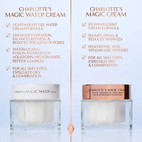 Crème hydratante en gel rechargeable Magic Water avec niacinamide