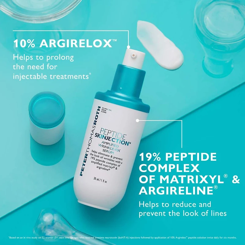 Sérum amplifié antirides et raffermissant peptide Skinjection™						