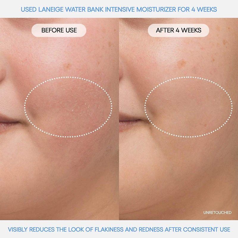 Crème hydratante intensive Water Bank Blue Hyaluronique avec peptides et squalane