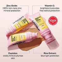 Mineral Sun Glow Broad Spectrum Sunscreen SPF 43 PA +++ with Peptides and Vitamin C