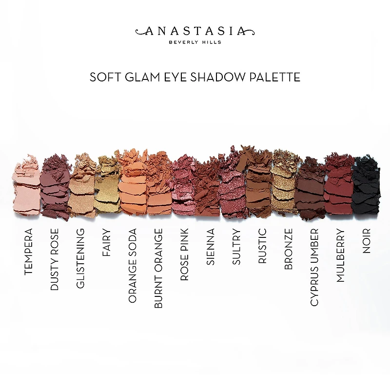 Palette de fards à paupières Soft Glam