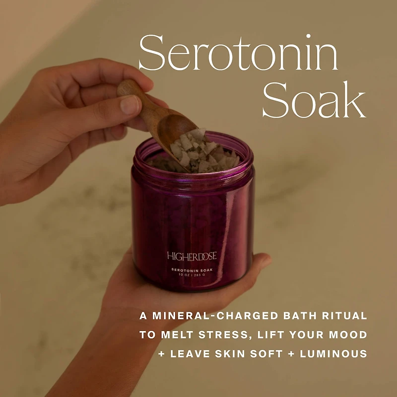 Serotonin Soak - Magnesium Bath Salt for Muscle Relaxation & Mood Boost