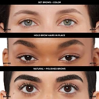 Gel fixateur à sourcils tenue moyenne souple