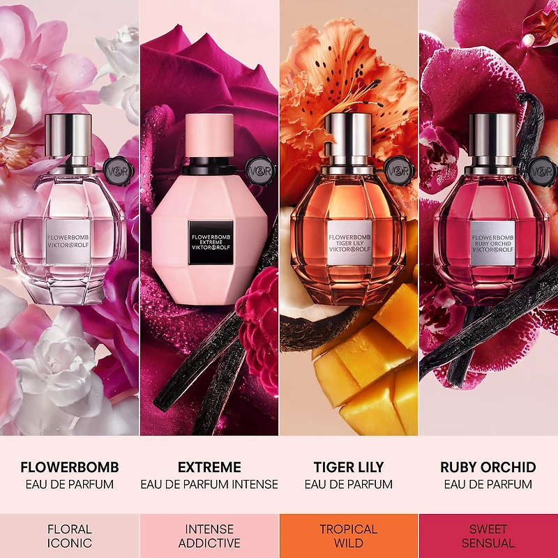 Eau de parfum Flowerbomb à la vanille et au jasmin