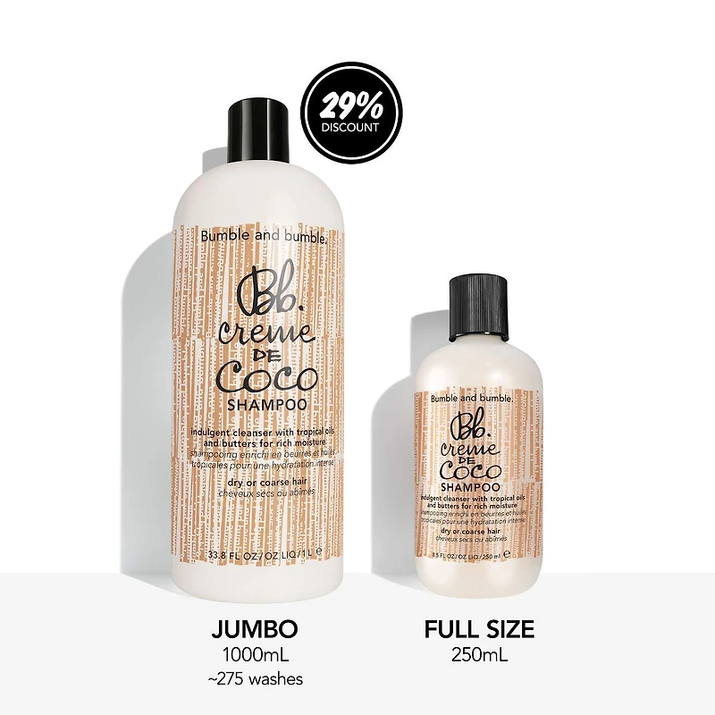 Shampoing Crème de Coco Coconut