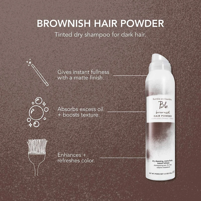 Brownish Tinted Dry Shampoo