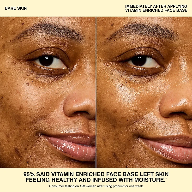 Base hydratante vitaminée pour le visage avec vitamine C et acide hyaluronique