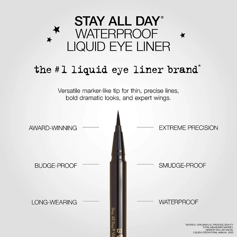 Stay All Day® Waterproof Liquid Eye Liner