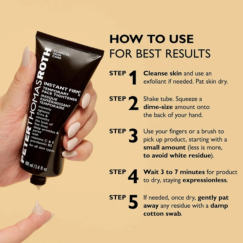 Raffermissant pour le visage temporaire Instant FIRMxMD