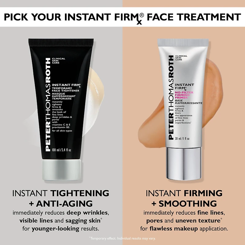Raffermissant pour le visage temporaire Instant FIRMxMD