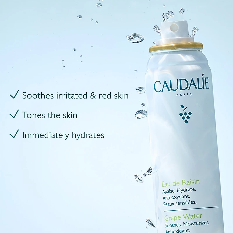 Brume hydratante pour le visage Eau de raisin