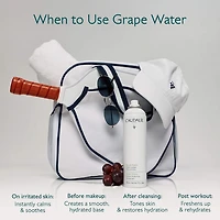 Brume hydratante pour le visage Eau de raisin