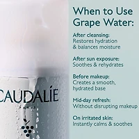 Brume hydratante pour le visage Eau de raisin