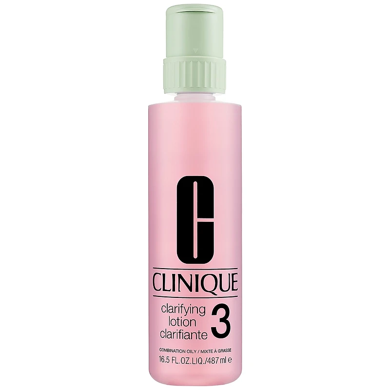 CLINIQUE Clarifying Face Lotion 3 Toner for Gentle Exfoliation of Combination Oily Skin oz/ mL